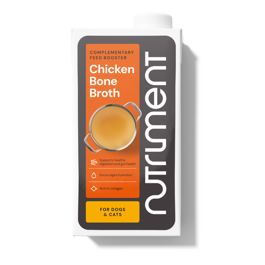 Chicken Bone Broth 500ml for dogs and cats supports healthy digestion and immune system.