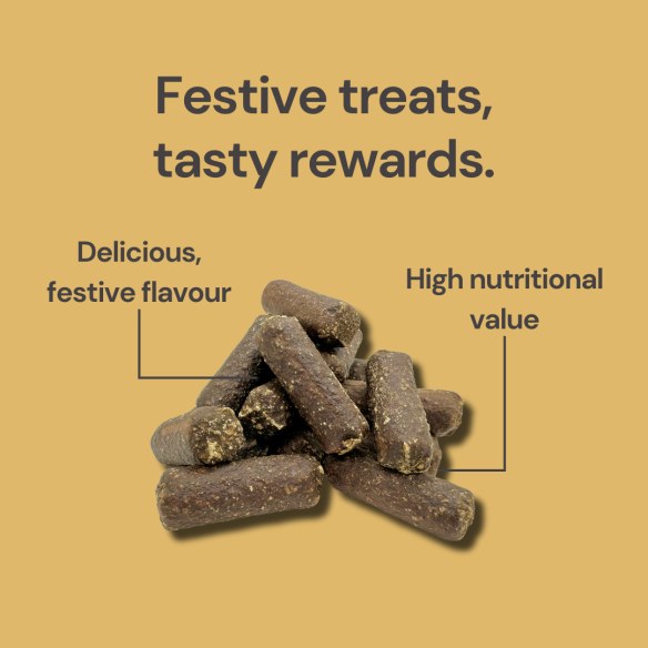 A pile of Gourmet Advent Calendar for Dogs treats highlights their flavor and nutritional benefits.