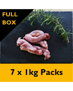 Nutriment Chicken Necks, 7 x 1kg Pack - FULL BOX