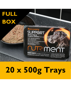 Nutriment Recovery Support Raw Dog Food, 20 x 500g Trays - FULL BOX