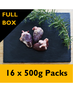 Nutriment Turkey Hearts, 16 x 500g Pack - FULL BOX