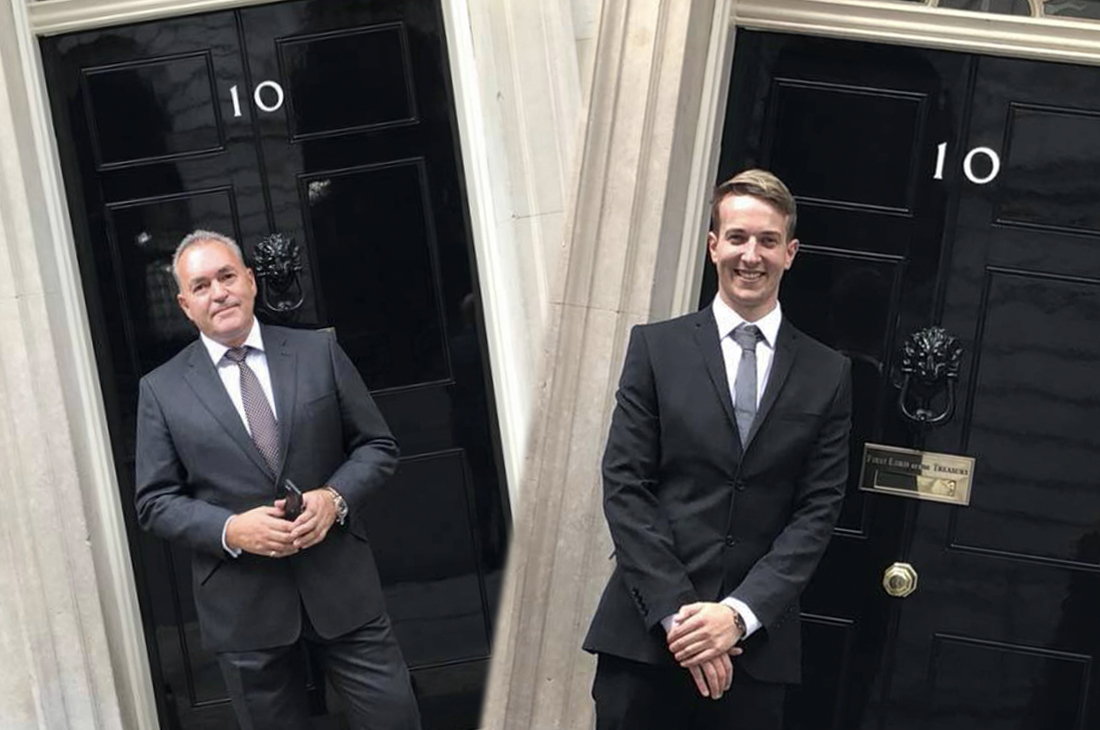 Nutriment staff Infront of number 10